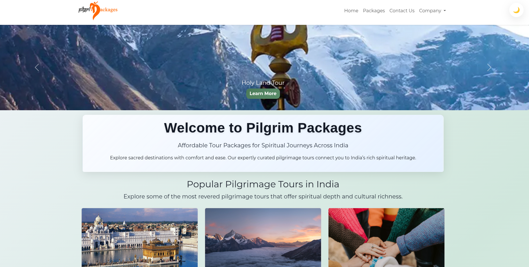 Pilgrim Packages